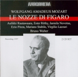 MOZART - Walter - Le nozze di Figaro (Les noces de Figaro), opéra bouffe live Salzburg 19 - 08 - 1937