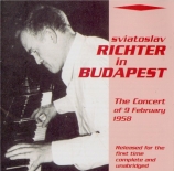 The Concert of 9 February 1958 in Budapest