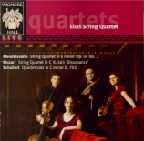 SCHUBERT - Elias String Qu - Quatuor à cordes n°12 en do mineur D.703 'Q