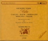 VERDI - Picco - Aida, opéra en quatre actes (Live Mexico 30 - 5 - 1950) Live Mexico 30 - 5 - 1950
