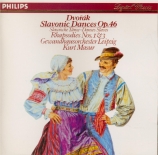 DVORAK - Masur - Huit danses slaves op.46, version pour orchestre op.46