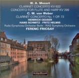 MOZART - Fricsay - Concerto pour clarinette et orchestre en la majeur K