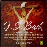 BACH - Koopman - Passion selon St Matthieu (Matthäus-Passion), pour soli