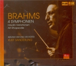 BRAHMS - Sanderling - Symphonies (intégrale)