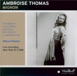 THOMAS - Pelletier - Mignon (Live 27 janvier 1945, New York) Live 27 janvier 1945, New York