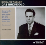 WAGNER - Leinsdorf - Das Rheingold (L'or du Rhin) WWV.86a Live New York, 16 décembre 1961