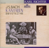 BACH - Richter - Wer Dank opfert, der preiset mich, cantate pour soliste Import Japon