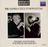 BRAHMS - Fournier - Sonate pour violoncelle et piano n°1 en mi mineur op Import Japon