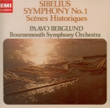SIBELIUS - Berglund - Symphonie n°1 op.39 (Import Japon) Import Japon