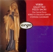 VERDI - Cleobury - Quattro pezzi sacri (Quatre pièces sacrées)