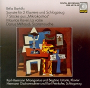 BARTOK - Mrongovius - Sonate pour deux pianos et percussions Sz.110 BB.1
