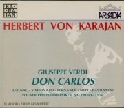 VERDI - Karajan - Don Carlo, opéra (version italienne) Live Salzburg 26 - 7 - 1958