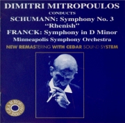 SCHUMANN - Mitropoulos - Symphonie n°3 pour orchestre en mi bémol majeur