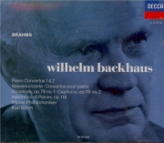 BRAHMS - Backhaus - Concerto pour piano et orchestre n°1 en ré mineur op