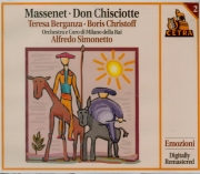 MASSENET - Simonetto - Don Quichotte, comédie héroïque live, RAI Milan le 25 - 05 - 1957 : chanté en italien