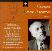 DEBUSSY - Ansermet - La mer, trois esquisses symphoniques pour orchestre