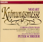 MOZART - Schreier - Messe en do majeur, pour solistes, chur, orgue et o
