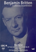 Benjamin Britten en répétition et en concert