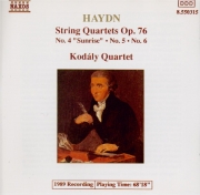 HAYDN - Kodaly Quartet - Quatuor à cordes n°80 en mi bémol majeur op.76