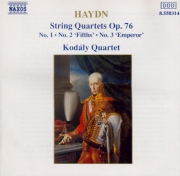 HAYDN - Kodaly Quartet - Quatuor à cordes n°77 en do majeur op.76 n°3 Ho