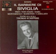 ROSSINI - Schippers - Il barbiere di Siviglia (Le barbier de Séville) live Scala di Milano, 31 - 12 - 1976