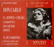VERDI - De Fabritiis - Don Carlo, opéra (version italienne) live Buenos Aires, 9 - 7 - 1967