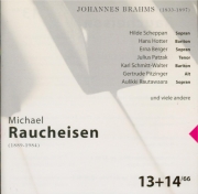 BRAHMS - Scheppan - Von waldbekränzter Höhe (Daumer), mélodie pour une v Michael Raucheisen edition Vol.13-14