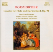 BOISMORTIER - American Baroqu - Six sonates pour flûte et clavecin op.91
