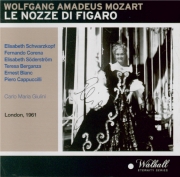 MOZART - Giulini - Le nozze di Figaro (Les noces de Figaro), opéra bouff live London 6 - 2 - 1961