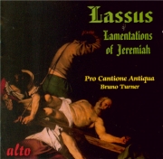 LASSUS - Turner - Lamentations de Jérémie