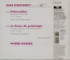 STRAVINSKY - Boulez - Le sacre du printemps, ballet pour orchestre